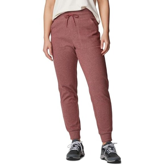 Columbia Women's Trek Jogger Sweatpants Size XXL Rust Red Back Pockets - Picture 1 of 9